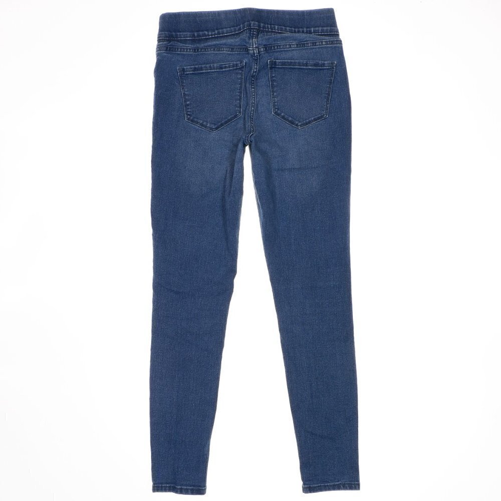 Old Navy Super Skinny Pull On Jeans Size 4 Womens Blue Stretch Measures 27x27.5 - Picture 3 of 8